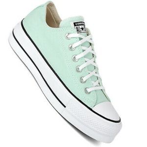 CONVERSE CHUCK TAYLOR ALL STAR LIFT OX WOMENS SHOES OCEAN BLISS/WHITE/BL…